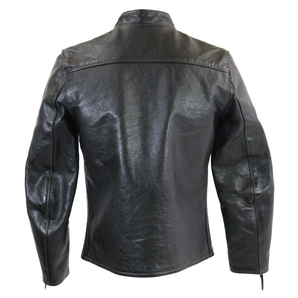 THE REAL MCCOY'S Excellent condition BUCO J-100 brown horsehide stand-collar rider's jacket Jacket 36 blackUsed