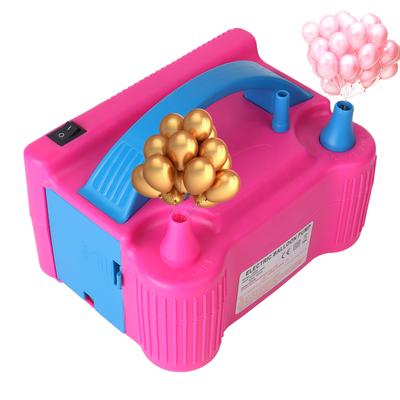 1 Pc Balloon Air Pump 220V Electric High Power Two Nozzle Air Blower Balloon Portable Inflatable Pump Inflator for Home Wedding Party ZPG