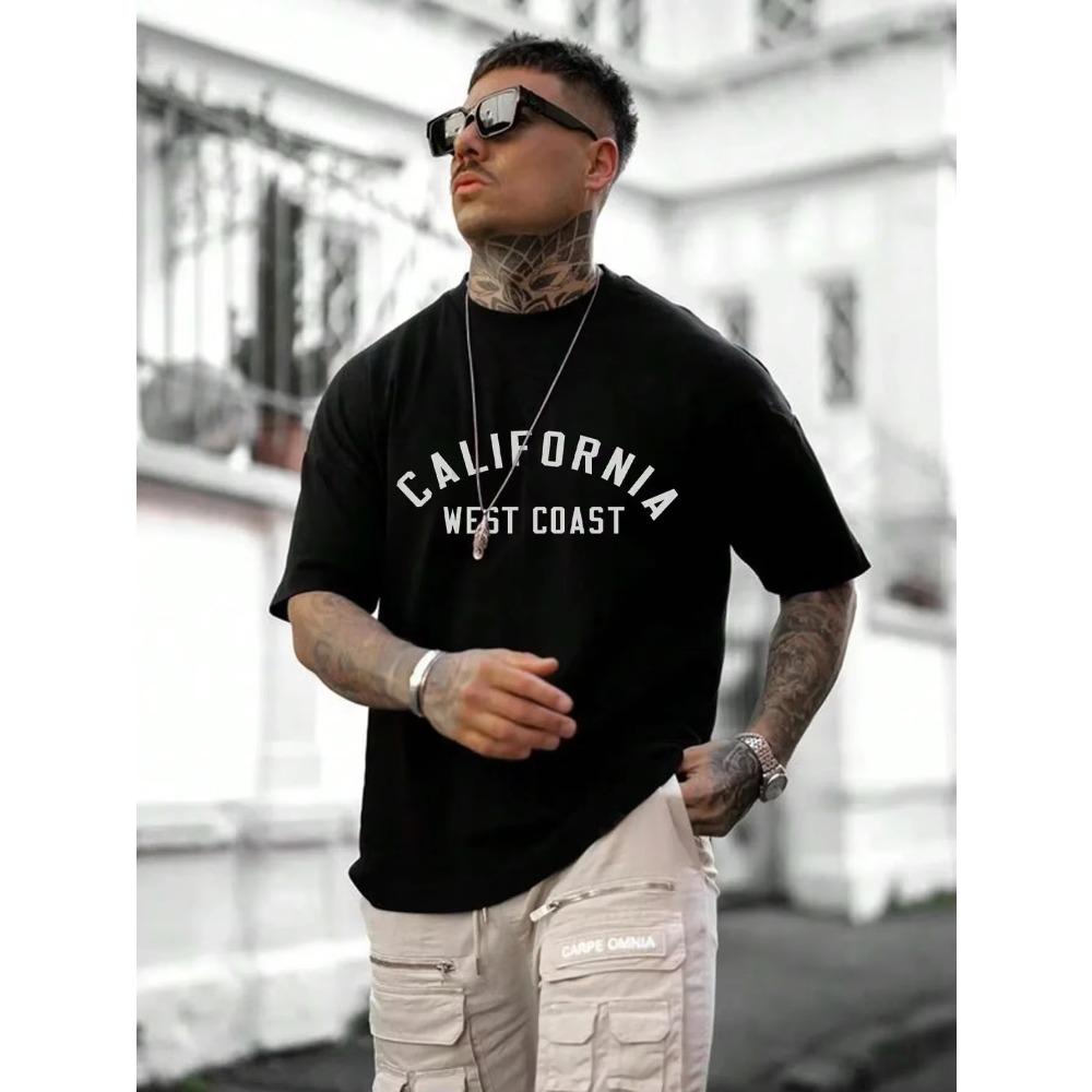 Mens Cotton T-Shirt Personality Vintage Casual Tops All-math Oversize Tee Clothing Man Short Sleeve  Harajuku Redtube