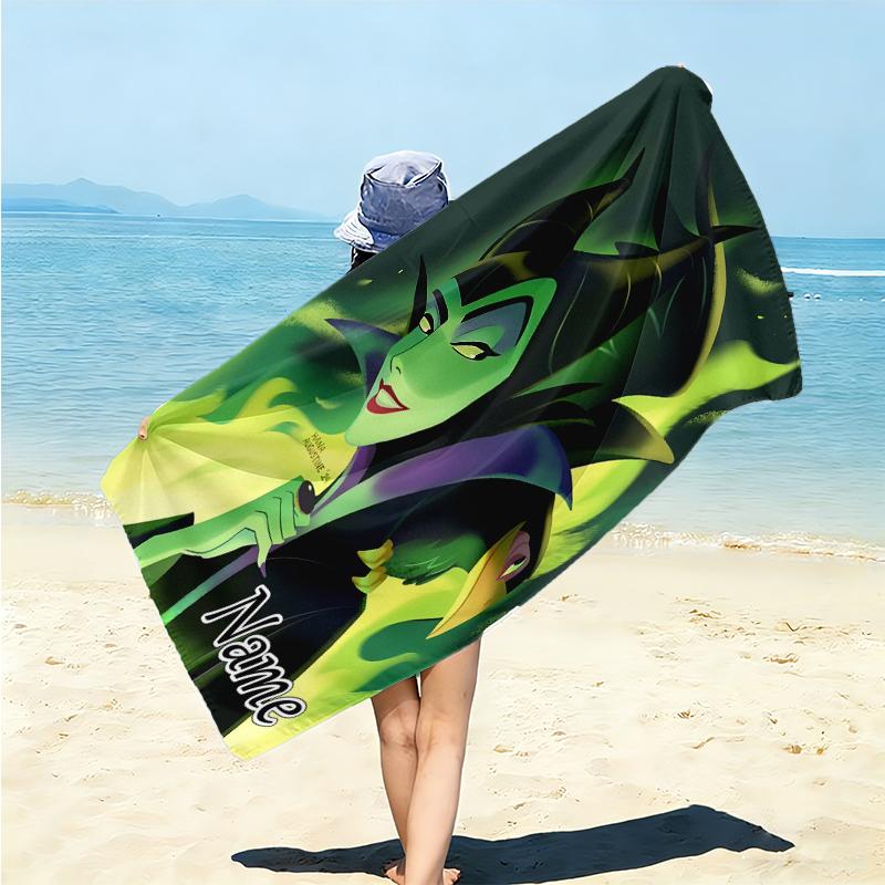 Personalized Dark Flame Guardian Beach Towel Microfiber Beach Towel Thin Absorbent for Beach Swimming Yoga Bath Sports. 0910291