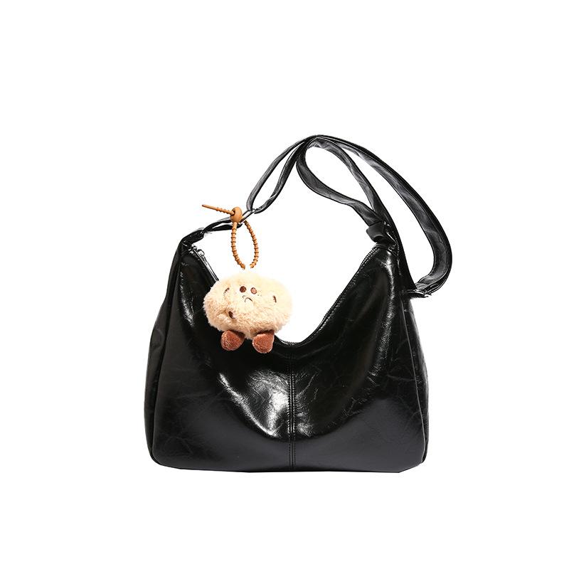 Large-capacity Bag Women's Spring and Summer Versatile 2025 New Simple Shoulder Messenger Bag Fashionable Korean Commuter Tote Bag