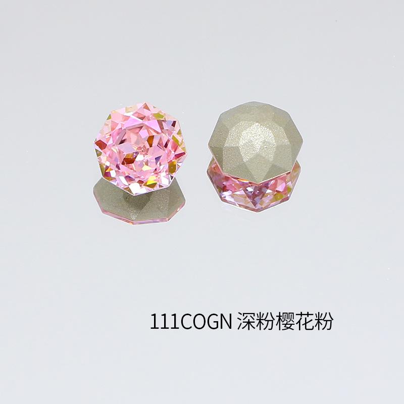 

10 шт. хрустальный маникюрный бриллиант огранки «роза тысячелетия» с имитацией циркона с восьмигранным заостренным основанием из бриллианта K9, ювелирные аксессуары 8*8mm