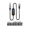 Fast Speed 140W Type C Male To DC5525 5521 Power Supply Cord For Efficient Charging Of Various Devices