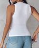 Hot Selling European & American Summer Vest with Bra - Round Neck Base Layer & Outerwear Top