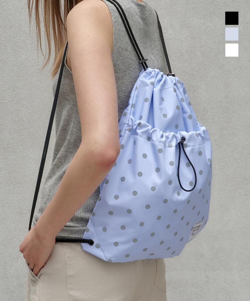 Nuart Studio Dottie Pocket Gym Bag String Bag_3Colors