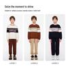Navigare Boys' Striped Round Neck Sweatshirt