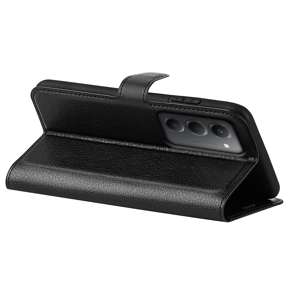 Pro Xiaomi Redmi 15 5G (EU) (171 mm)/Xiaomi Redmi 15 4G (EU) (171 mm) Pouzdro Textura Liči Nárazuvzdorné Kožené Peněženkové Pouzdro na Telefon