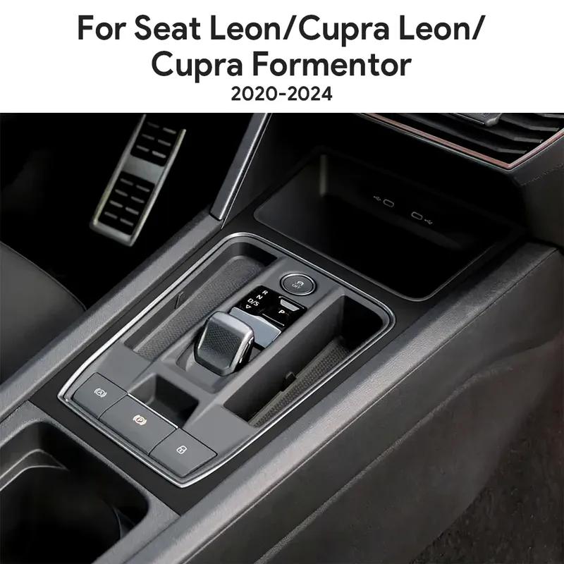 Top Suede Trim Sticker For Seat Leon MK4 Cupra Leon Cupra Formentor 2024 Automatic Manual Car Gear Shift