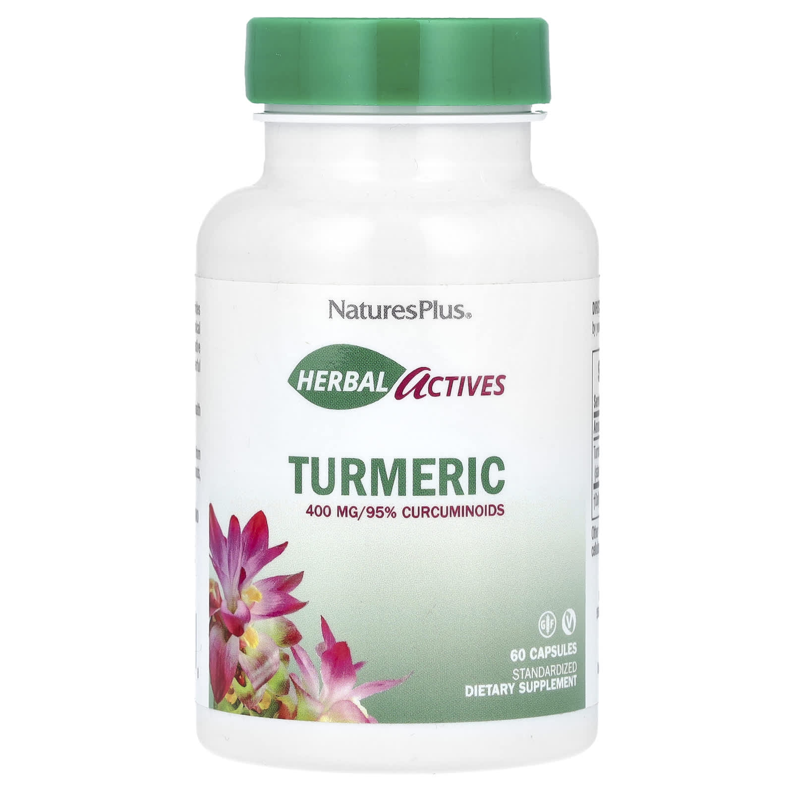 

Herb Active, Turmeric, 400Mg, 60 Capsules