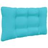 Outdoor Sofa Cushions 2 Pcs Turquoise Polyester