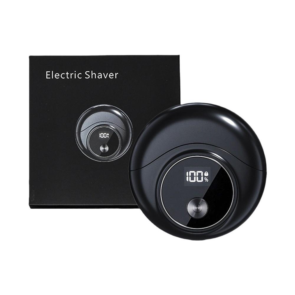 Double Head Electric Shaver Mini UFO Beard Razor Portable Rotating Razor  Household Use