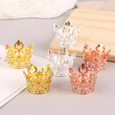 1/12 Dollhouse Mini Princess Crown Dollhouse Simulation  Crowns Small Tiara Dolls House Decoration Accessories