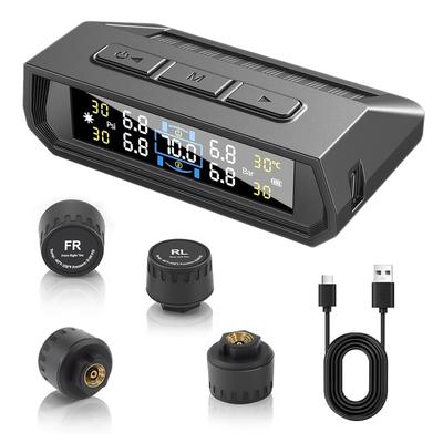 Stynxro Tire Pressure Monitoring System (TPMS) for Vehicles: Features Include Japanese Voice Alarm, Vibration Detection, Real-time Pressure and Temper