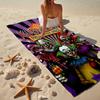 Horror Clown Circus Fashion Beach Towel: Ideal for Summer Adventures Soft, absorbent and quick drying suitable for swimming and bathing