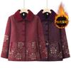 Autumn and Winter Woolen Jackets, Winter Clothes Thickened Warm Old Lady Tops