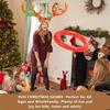 Christmas Inflatable Reindeer Antler Hat Ring Toss Funny Family Game Kids Gift Toy Xmas Party Supplies  Christmas Home Decor