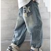 Children's Clothing Boys' Straight Leg Jeans Korean Children's Pants Handsome and Versatile Pants