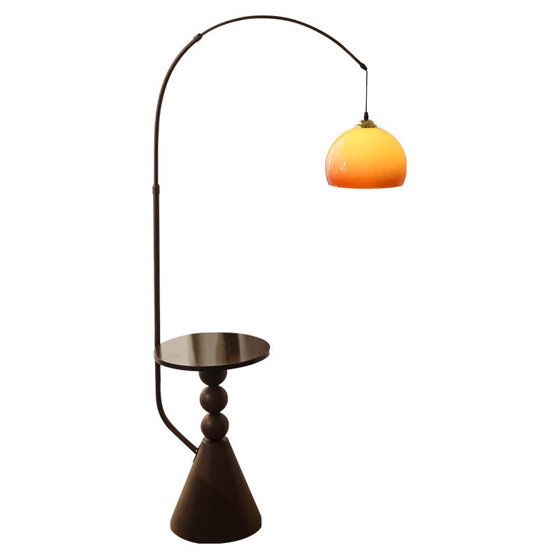 OEING American Retro Floor Lamp with Shelf