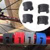 4 szt. Ochraniacz łańcucha ramy roweru Ochraniacz ramy roweru Podkładka ochronna Pierścień ochronny z gumy antykolizyjnej Ochraniacz do roweru szosowego Czarny