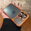 Luxury Matte Transparent Phone Case For iPhone 12 13 14 15 16 Pro Max 17Air Plus Shockproof Bumper Cases Cover