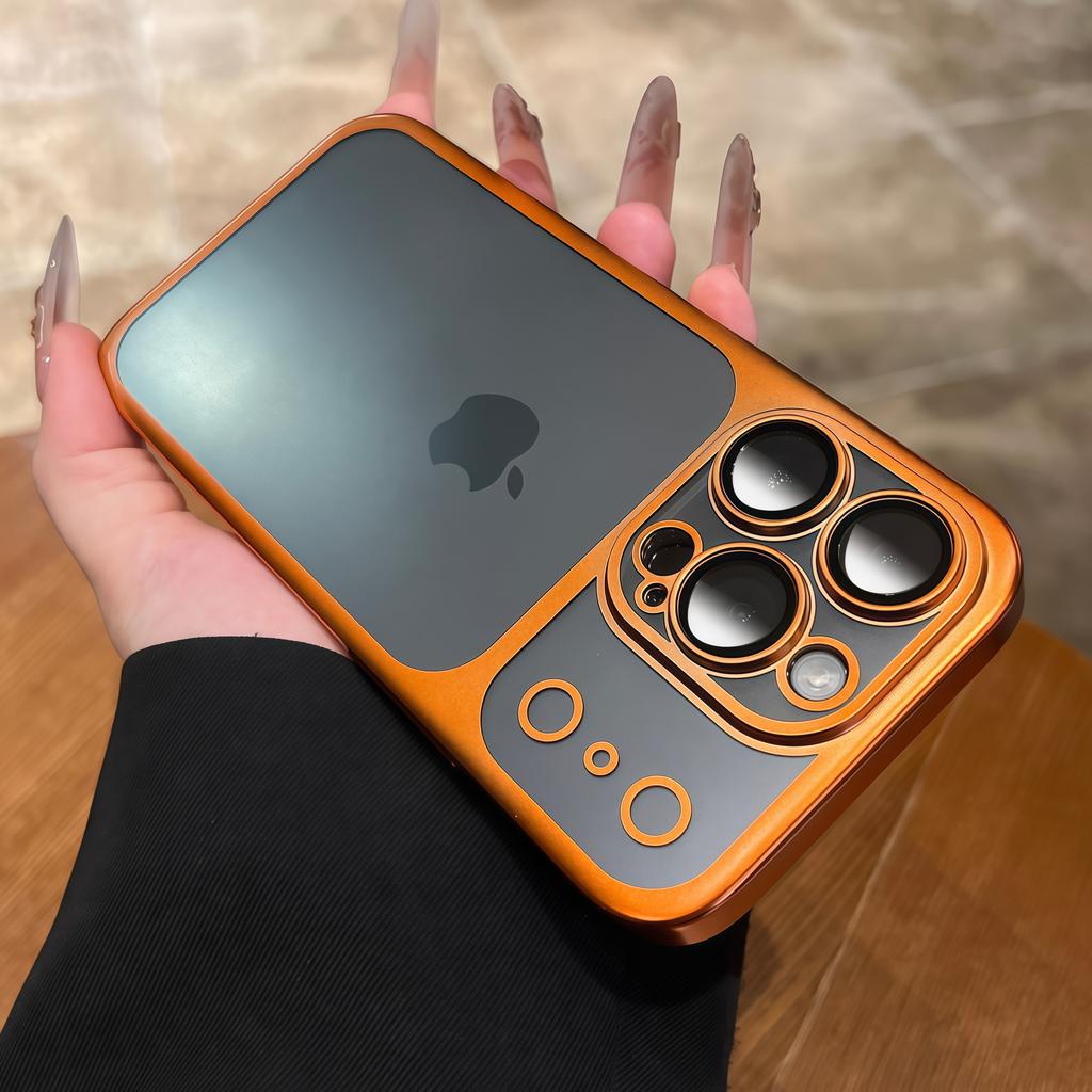 Luxury Matte Transparent Phone Case For iPhone 12 13 14 15 16 Pro Max 17Air Plus Shockproof Bumper Cases Cover
