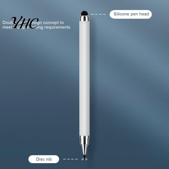 Tablet Stylus Pen 2 in 1 Double Headed High Sensitivity Replaceable Nib Capacitive Precise Drawing Universal Smart Phone Touch Office Working