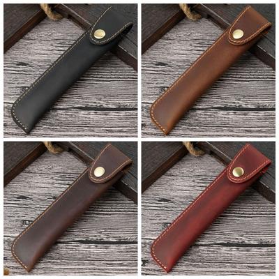 Originální kožené pouzdro na plnicí pero Obal na pero Pouzdro na pero Kreativní hovězí kůže Taška na pero Školní potřeby