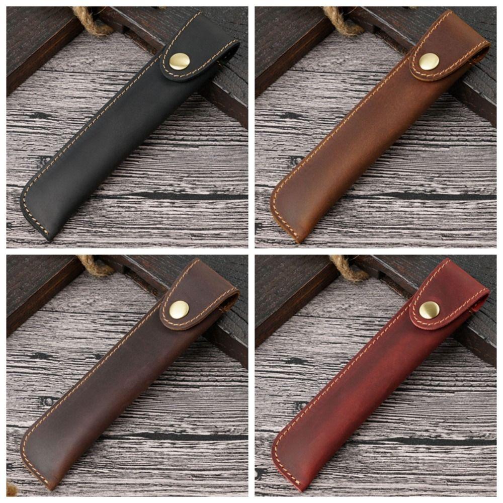 Pen Cover Fountain Pen Case Handmade Pen Sleeve Creative Cowhide Pen Bag  Pencil Bag