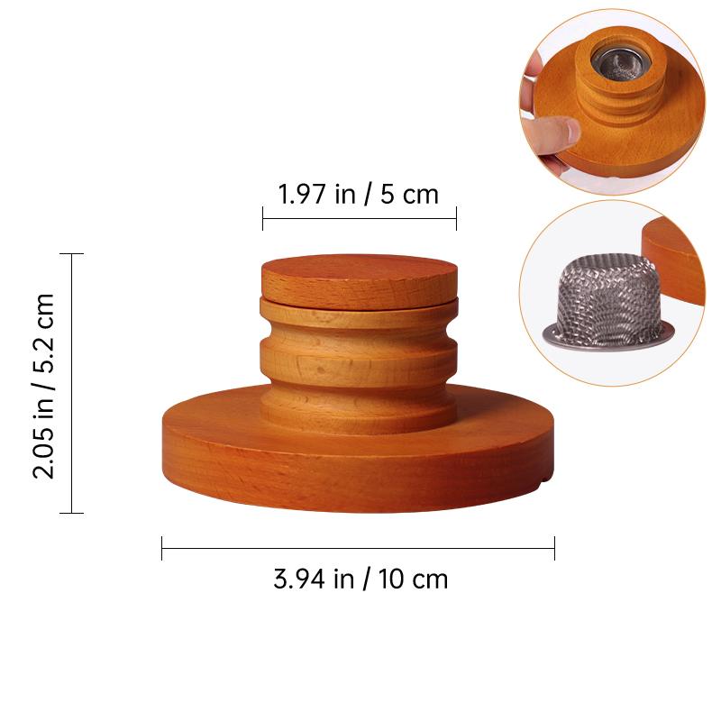 Cocktail Smoker Kit - Old Fashioned Chimney Drink Smoker for Cocktails Whiskey Gifts for Men Dad Husband Kitchen Bar Accessories