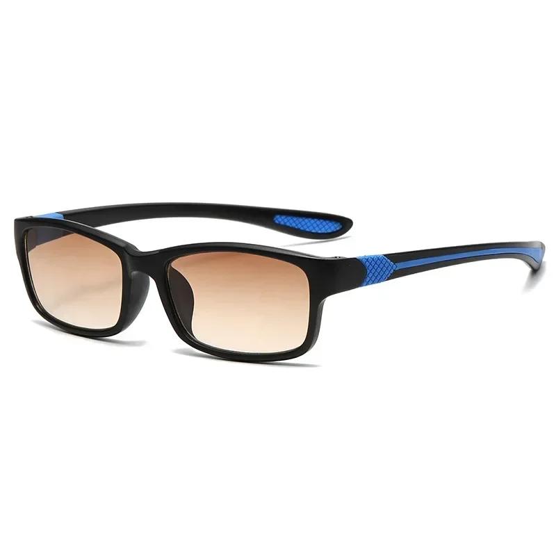 Männer Frauen TR90 Bifokale Lesebrille Quadratische Optik Nah- und Fernbrille Trendy Fashion Presbyopie-Brille +1.0+1.5+4.0
