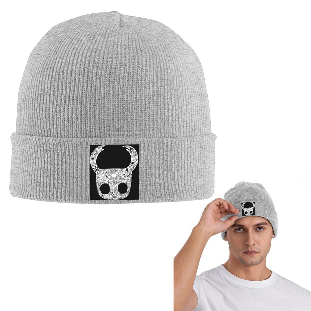 The Hollow Skull Video Game Warm Knitted Cap Hip Hop Bonnet Hat Autumn Winter Outdoor Beanies Hats for Unisex Adult