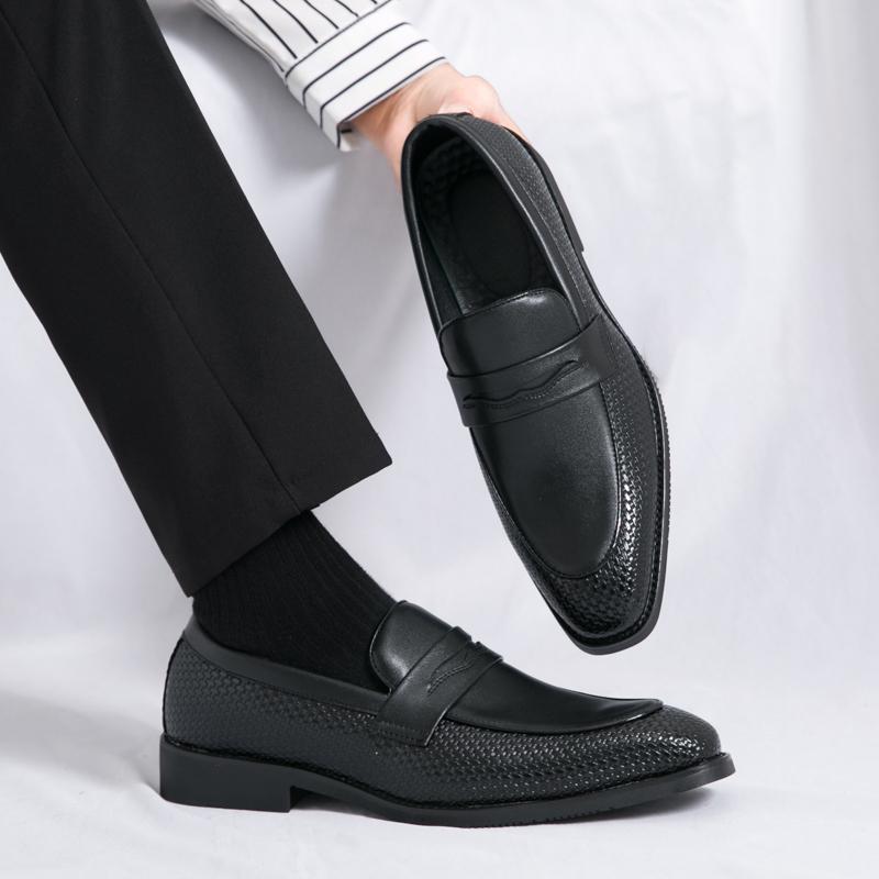 Fashion New Men's Shoes Casual Loafers Slip-on Plus Size 45 46 Fashion Driving Dress Shoes Classic Loafers Original Office Business Shoe