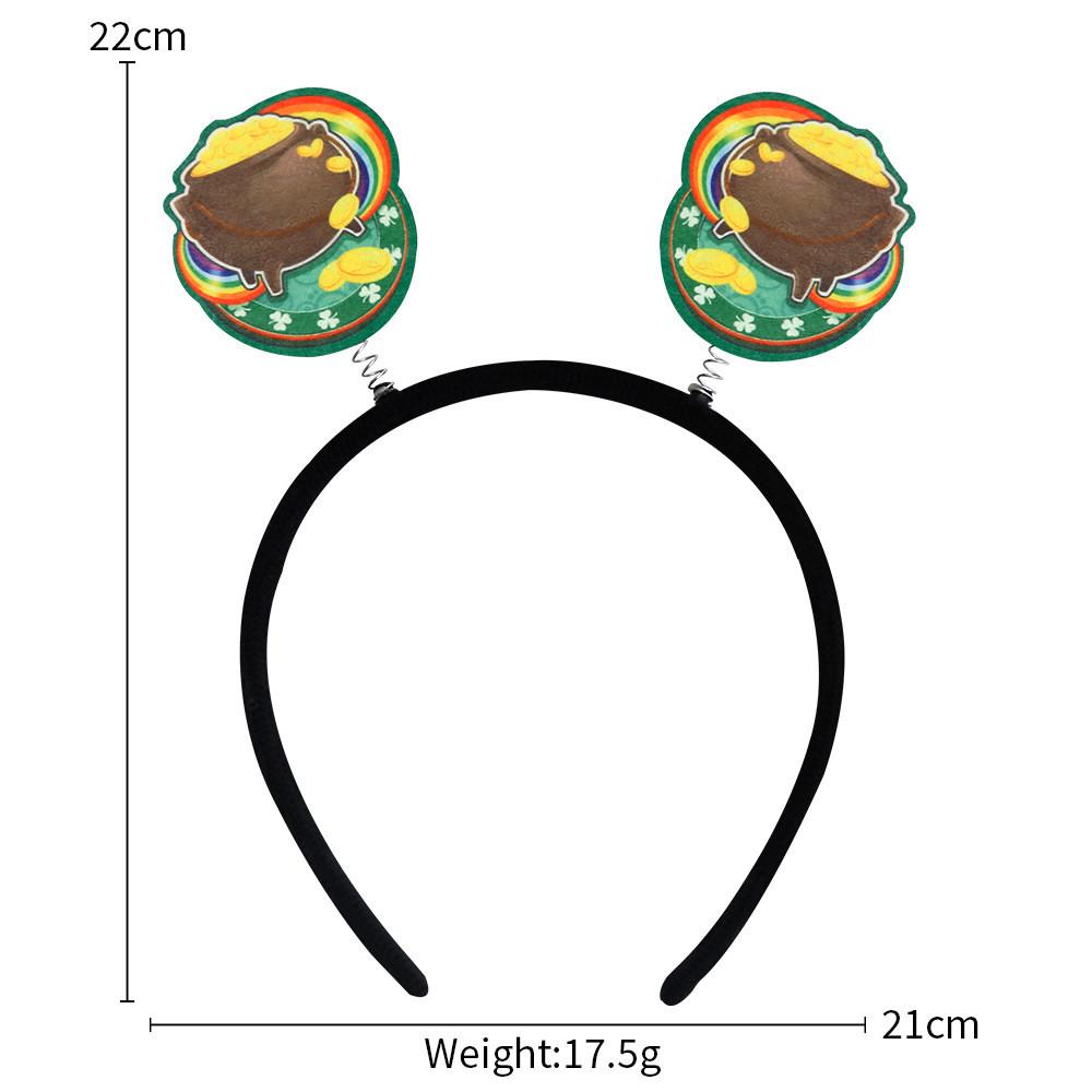 Whimsical St Patricks Day Headband Decor With Eyecatching Shamrock And Themes Beer