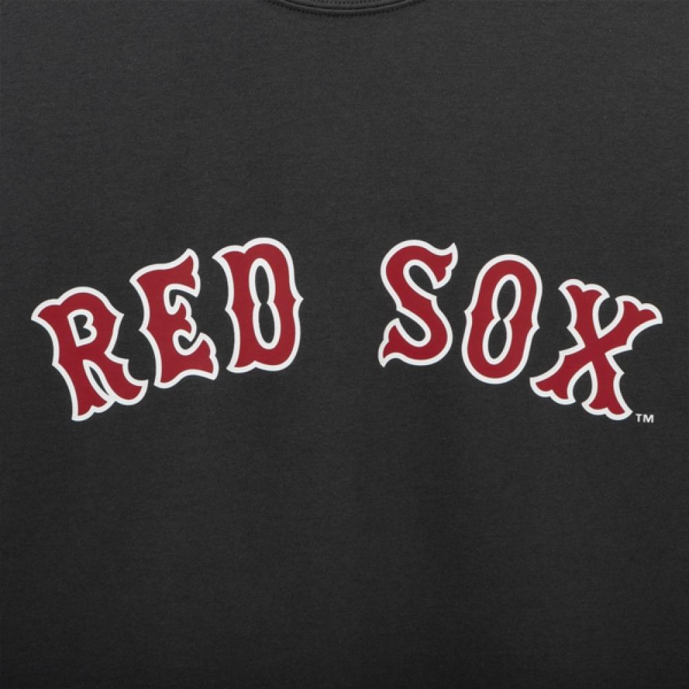 New Era BosTon Red Sox LeTTering Logo T shirT Dark Shadow 14536495