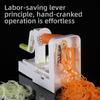 Hand-Cranked Multifunctional Vegetable & Potato Slicer