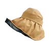Japanese empty hat women's summer vinyl bucket hat sunshade sunscreen face hat
