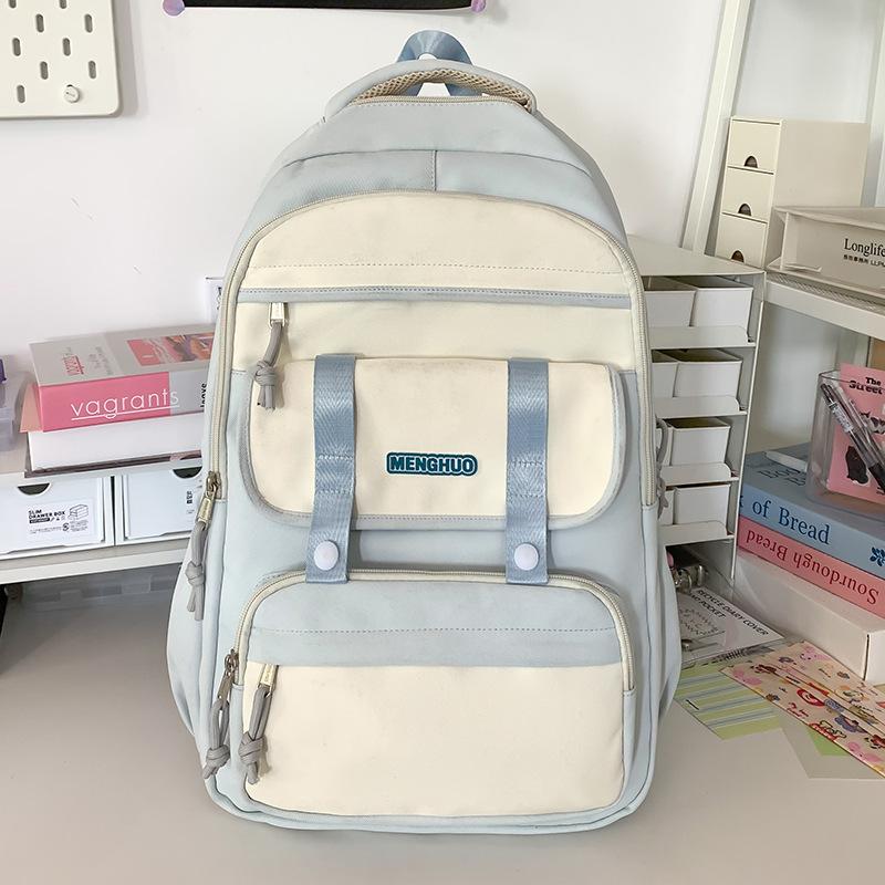 Children's Schoolbag Female Primary School Students Large Capacity Backpack Multi-layer Junior High School Students High School Students