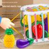 Toddler Fruit Cutting & Shape Color Recognition Educational Toy