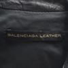 BALENCIAGA French Lamb Leather Double riders jacket 36 black Women Used