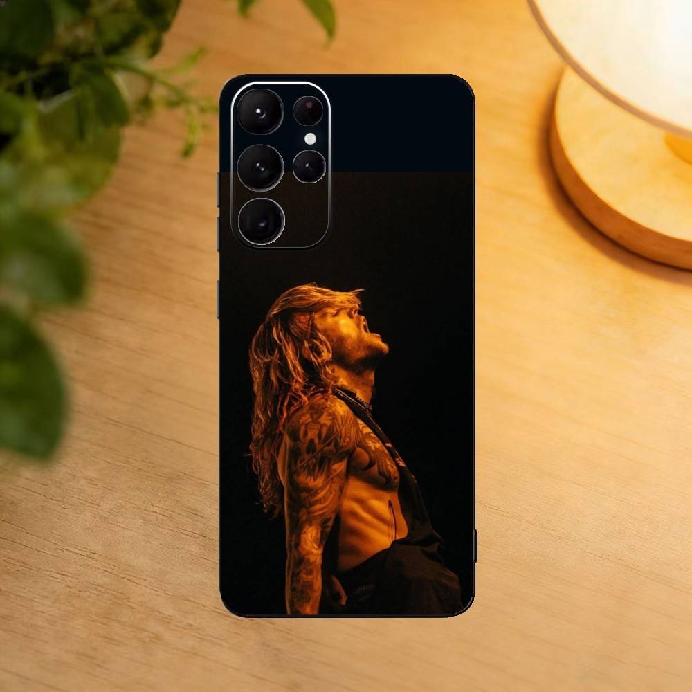 Singer N-Neffexs Grateful phone Case For Samsung S25,24,21,22,23,30,Ultra,20,Plus,Fe,Lite,Note Soft Black Cover