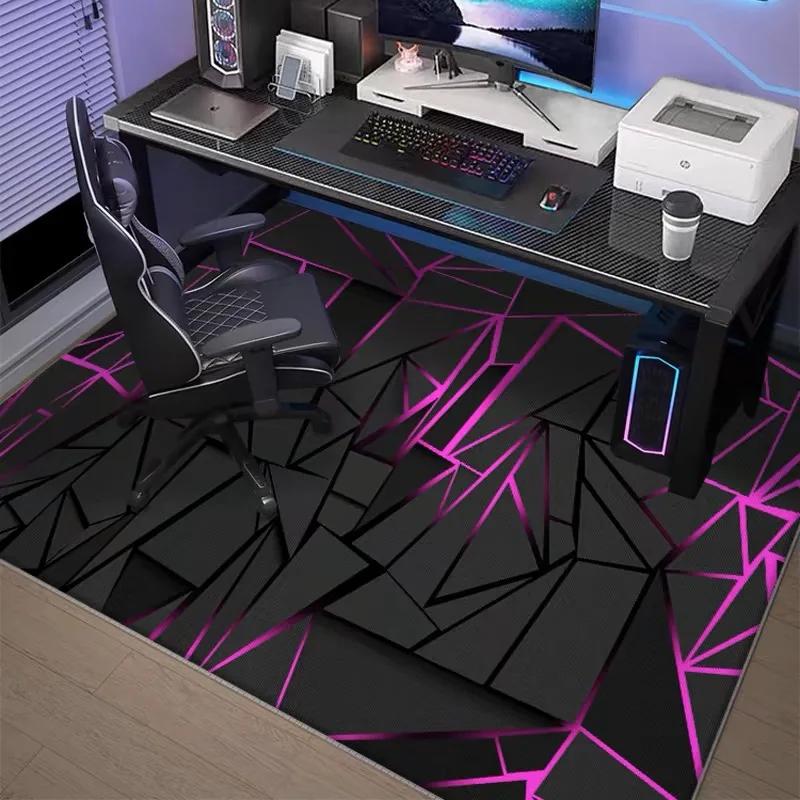 Alfombra de Marca de Moda para Sala de Juegos Decoración de Habitación Silla Gaming Silla de Estudio Silla de Ordenador Alfombra Insonorizada Alfombra Decoración del Hogar