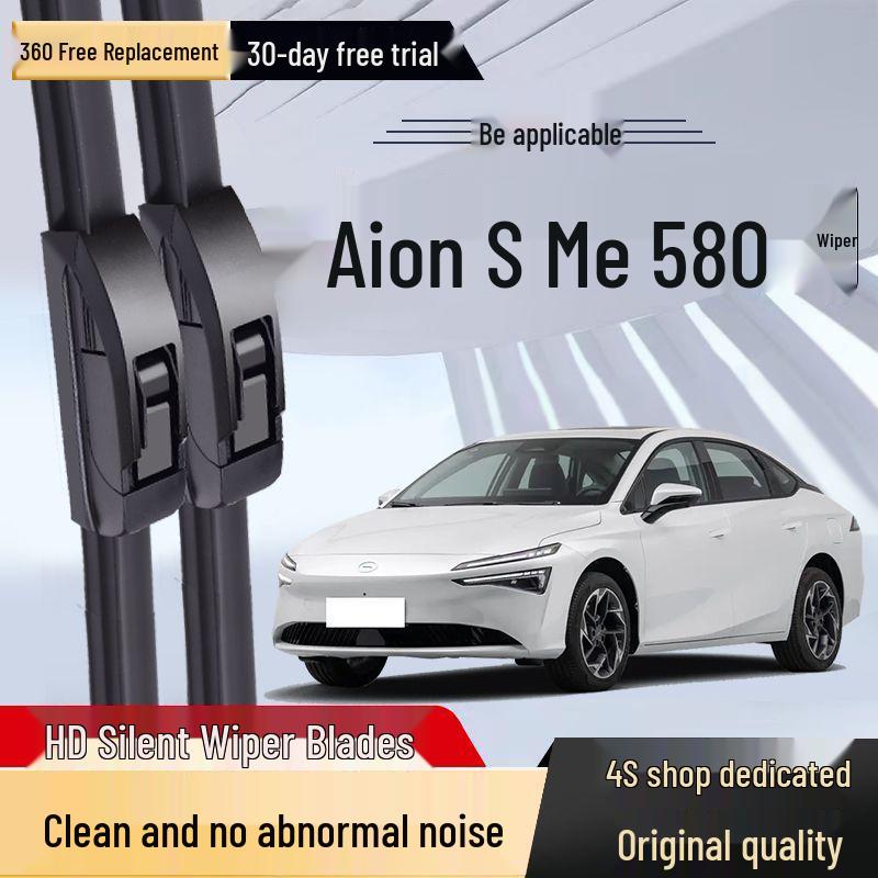 Frameless Original Rubber Wiper Blade for GAC AION S Mei 580 or 530 Other Models - Pair Original Quality
