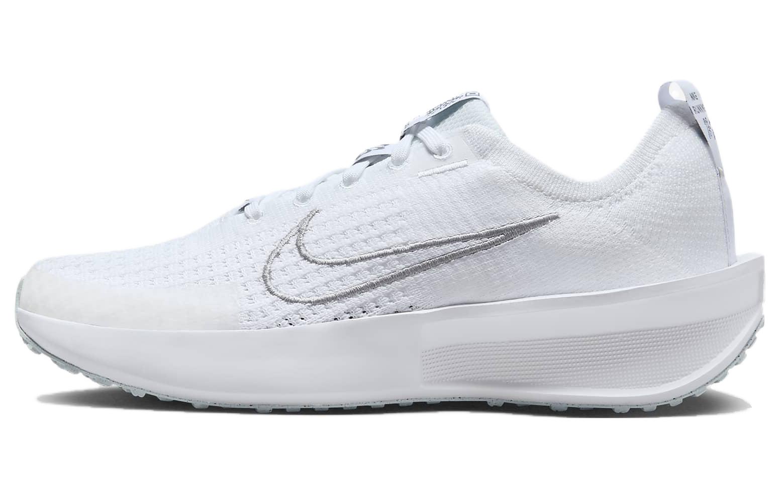 Nike Interact Run White Pure Platinum Metallic Silver Women s FD2292-100 40
