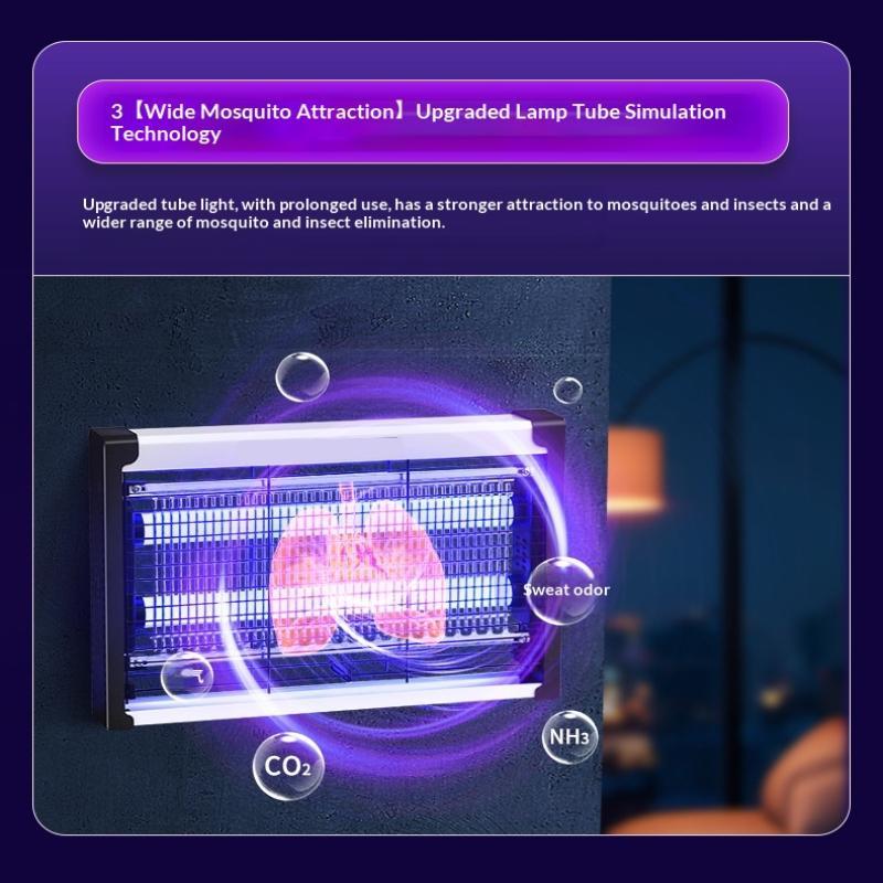 Mosquito Killer Lamp Energy Saving UV Insect Fly Trap BPA Free for Home Restaurant Hotel Indoor Pest Control