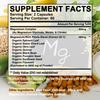 Magnesium Complex 600 mg, 120 capsules - Gluten-free, Non-GMO