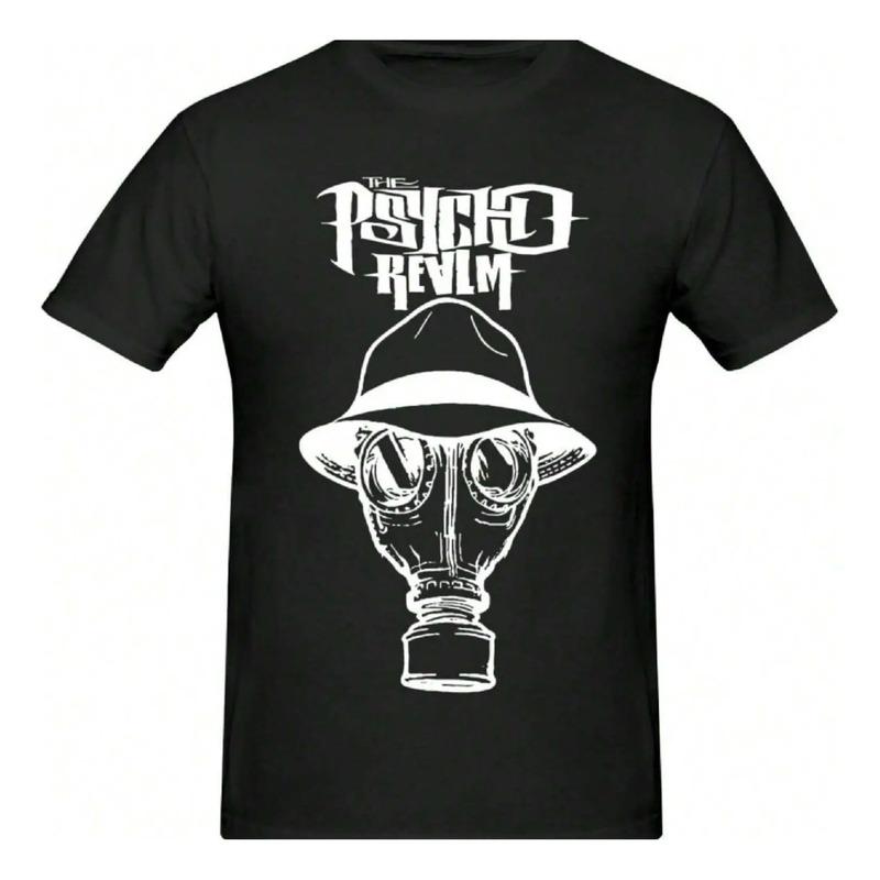 Camiseta Psycho Hip Hop Realm Band Con Estampado De Moda Par S