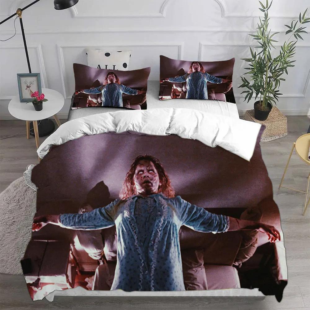 The Exorcist (1973) Bedding Sets Comforter Quilt Bed Cover Duvet Cover Pillow Case 2-3 Pieces Sets Kids Adult Size