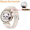 Bracelet 18mm pour Huawei GT6 5 41mm Sport Respirant Pression-Libération Rapide Hommes Femmes Bracelet Poignet en Fluororubber pour Huawei GT5 4 41mm