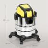 Wet and dry vacuum cleaner. Wheeled. Triple filtration system. 20L dust container