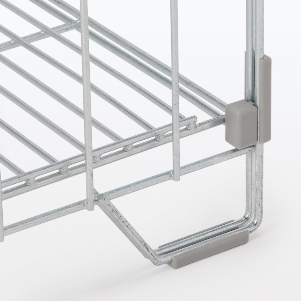 MUJI Mini Wire Rack for Indoor and Outdoor W X D X 83413569 Use, Approx. 48.5cm 27.5cm 52.5cm H,